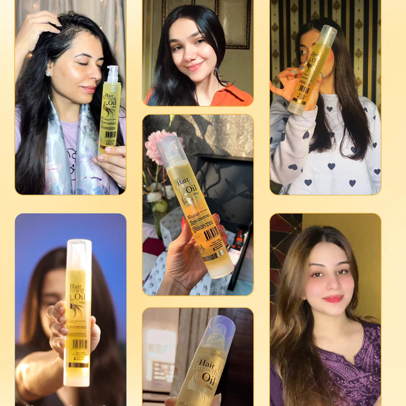 7 in 1 Hair Nourishing Oil for Damaged Hair – Hair Regrowth, Shine Booster & Scalp Strengthening Treatment