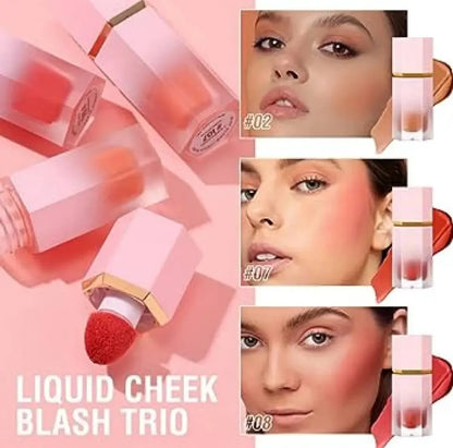 Beautious Pack of 1 Air Cushion Liquid Blush Natural Long Lasting Matte Cheek Liquid Blusher Makeup