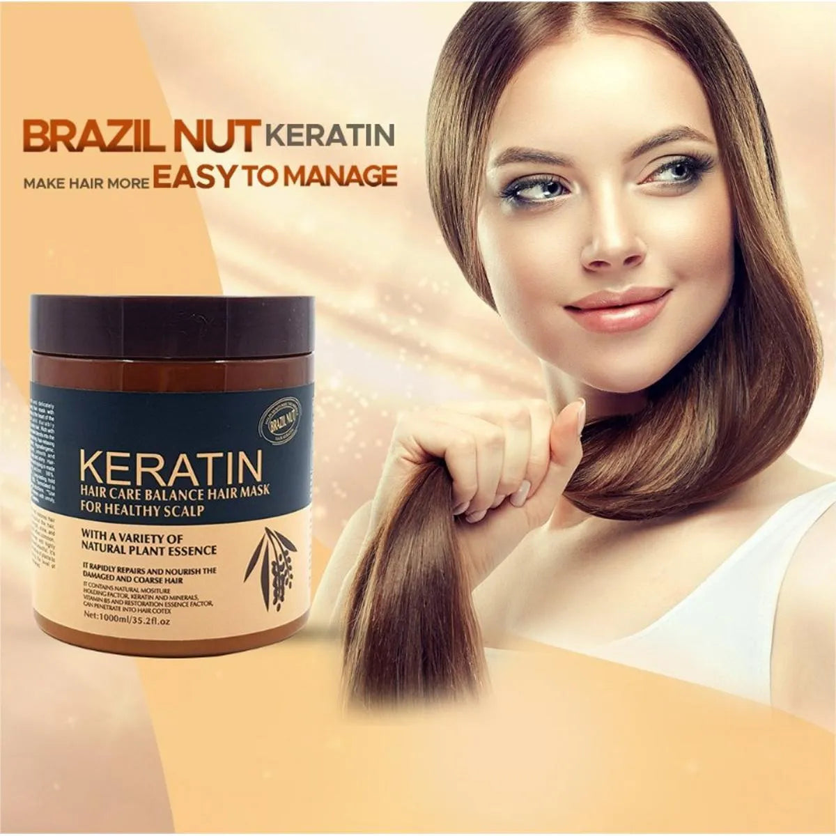 Ultimate Keratin Hair Mask Treatment for Silken, Healthy Locks-500ml