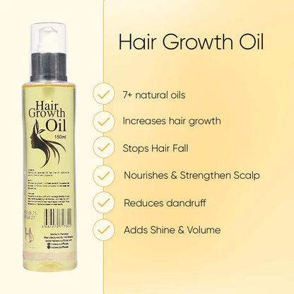 7 in 1 Hair Nourishing Oil for Damaged Hair – Hair Regrowth, Shine Booster & Scalp Strengthening Treatment