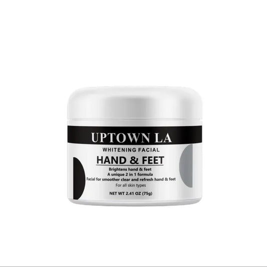 UPTOWN LA WHITENING FACIAL FOR HAND & FEET A UNIQUE 2 IN 1 FORMULA FOR ALL SKIN TYPES