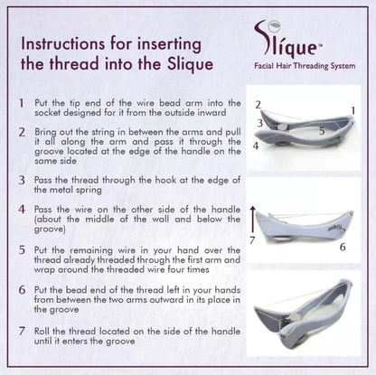 New Painless hair Removal Machine Slique Hair Threading Machine Sildne Face Hair Threading Tweezer Facial Epilator hair Shaver Spring Carved Face Carver Defeatherer Cheek Eyebrow DIY Beauty Tool Facial Hair Removal Tool facial Hair Threading At Home