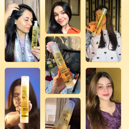 7 in 1 Hair Nourishing Oil for Damaged Hair – Hair Regrowth, Shine Booster & Scalp Strengthening Treatment