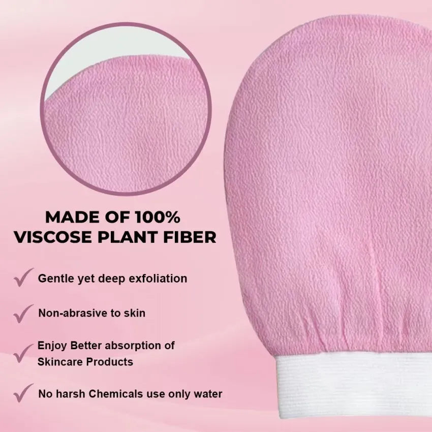 1 Pc Exfoliating gloves Massage Mitt Back Scrubber Dead Skin Remover Moroccan Exfoliating Gloves