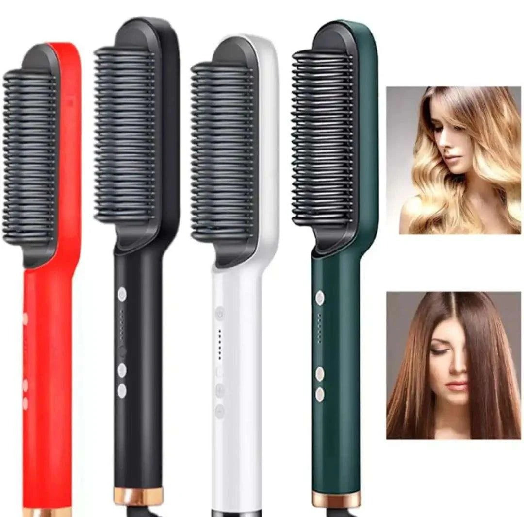 Electric Professional Hair Straightening Brush For Girls
